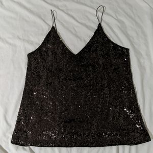 Sequin tank top
